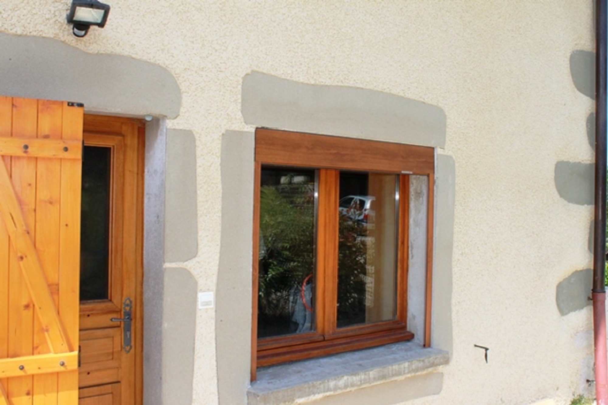 Volet roulant radio ton bois