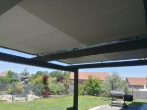 Protection solaire Horizontale sur Terrasse à Chavanod 3