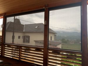 Protection Vertical Solfix de Terrasse vue intérieure