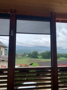 Protection Vertical Solfix de Terrasse vue intérieure