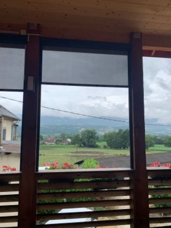 Protection Vertical Solfix de Terrasse vue intérieure